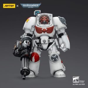 JT03202-White Scars Terminator 3 with Power Fist and Assault Cannon