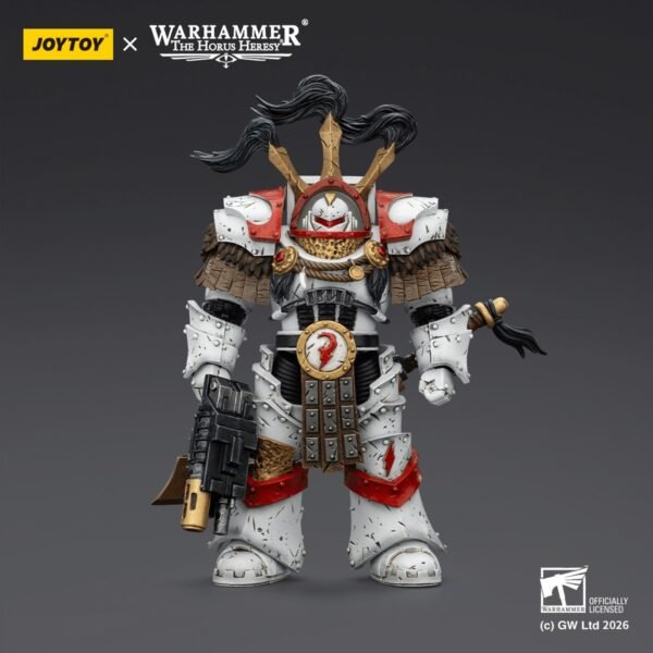 JT03486-White Scars Legion Praetor in Cataphractii Terminator Armour with Cyber Hawk, Chogorian sword and combi-melta