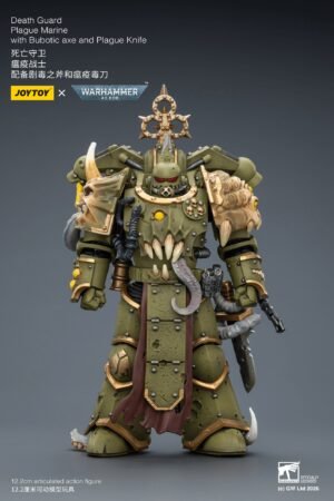 JT03608-Death Guard Plague Marine with Bubotic axe and Plague Knife