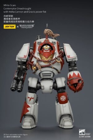 JT03790-White Scars Contemptor Dreadnought with Melta Cannon and Gravis power fist
