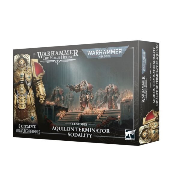 77-12-Warhammer 40,000: CUSTODES: Aquilon Terminator Sodality [Pre-Order] 2026-10-17